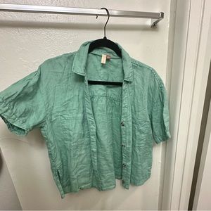Anthropologie Linen shirt